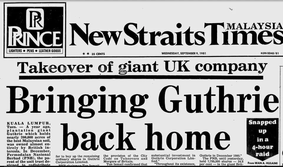 nst paper guthrie dawn raid