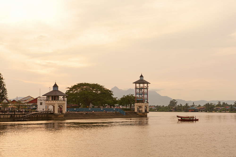 kuching sarawak waterfront