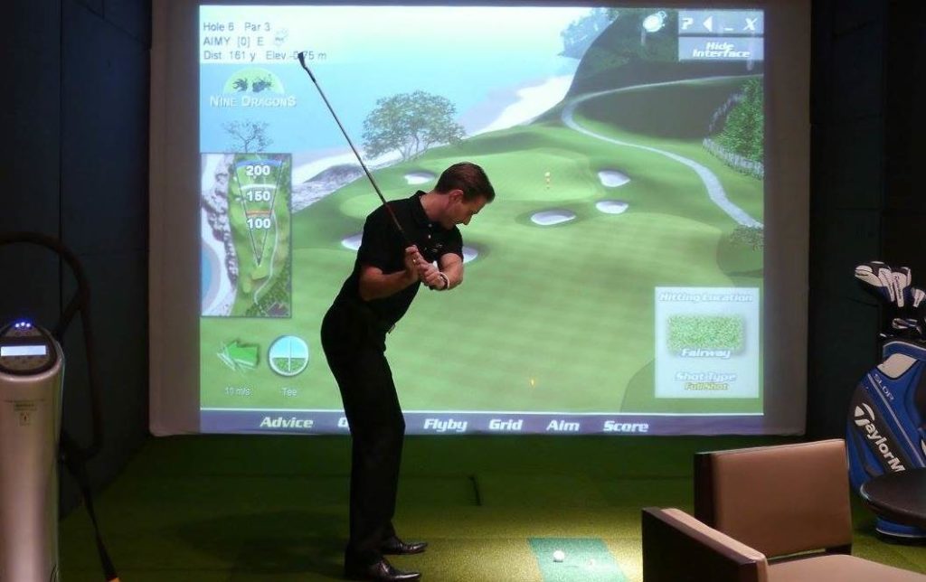 main golf dengan simulator golf dalam mandarin oriental klcc