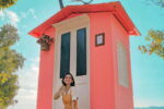 rumah pink untuk bergambar dan ootd di pulau jerejak
