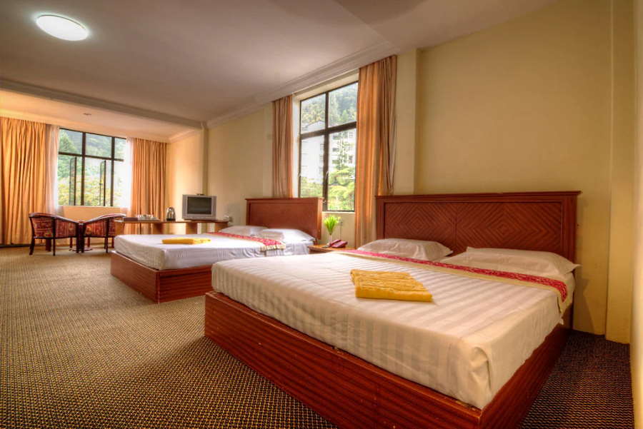 bilik keluarga hotel titiwangsa brinchang cameron highlands