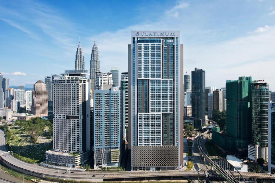 bangunan apartmen the Platinum Kuala Lumpur