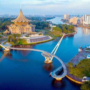 kuching waterfront sarawak