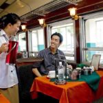 suasana dalam gerabak north borneo railway